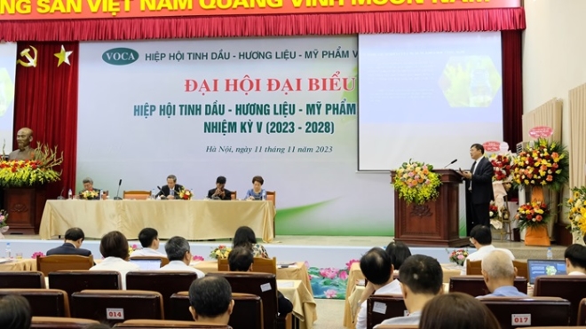 Hiệp hội Tinh dầu - Hương liệu - Mỹ phẩm Việt Nam quyết tâm đổi mới trong nhiệm kỳ 2023 - 2028