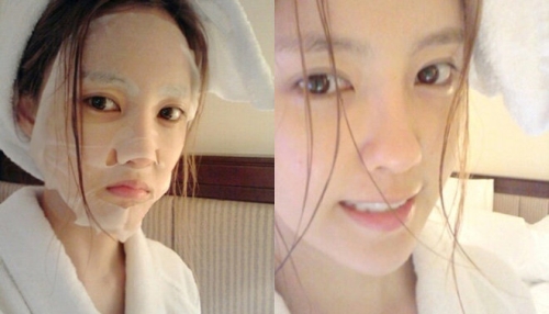 Hyo Min thì rất chăm đắp mặt nạ giấy dưỡng da vào buổi tối trước khi đi ngủ. Cô thường chọn các dòng dưỡng ẩm sâu và dưỡng trắng da để cung cấp dưỡng chất đầy đủ cho da.
