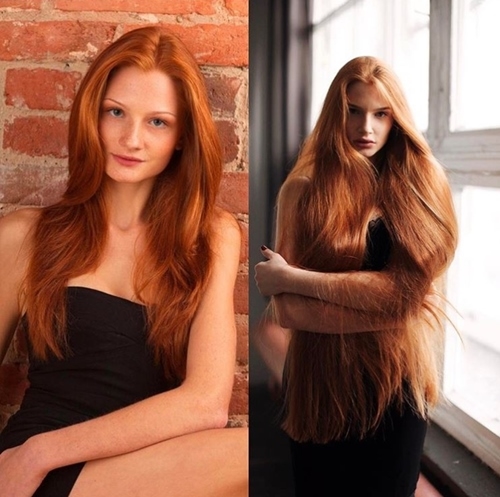Anastasia Sidorova giờ đây đã có một mái tóc triệu người ao ước