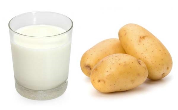 Mặt nạ khoai tây và sữa tươi được Lưu Hiểu Khánh duy trì hàng tuần.