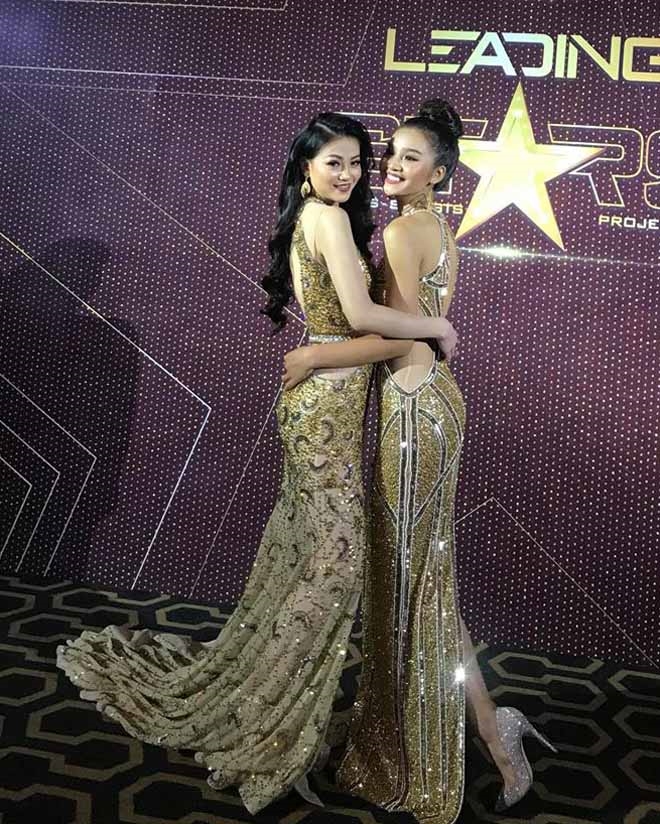 Top 10 Hoa hậu Hoàn vũ Việt Nam Lê Thu Trang (bên phải) tiết lộ về Nguyễn Phương Khánh